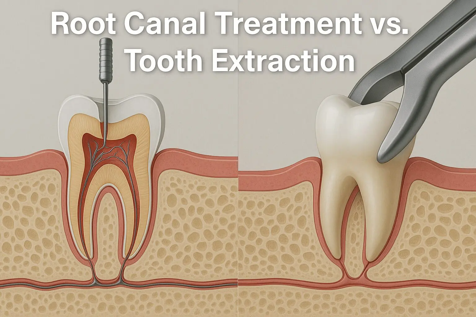 Root Canal Treatment vs. Tooth Extraction Treatment In Wakad